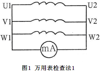 電機(jī)萬(wàn)用表檢查