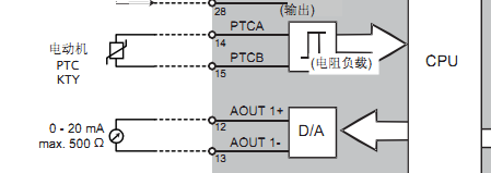 PTC電阻位置